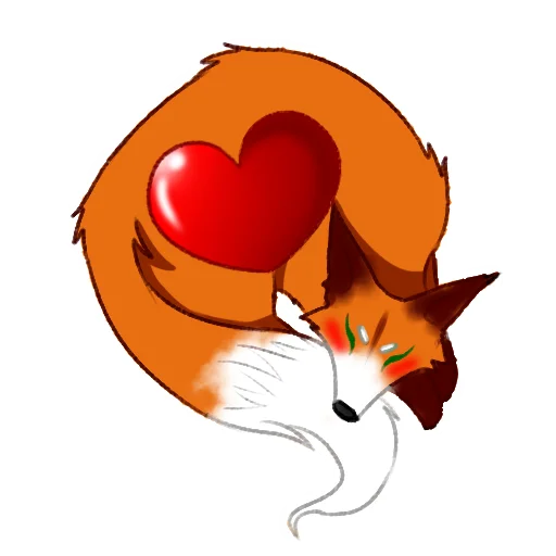 ❤️ Стикер «Лиса Ориоль» для Telegram
