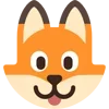 Стикер 7 Fox - мордочка с эмоциями лисички