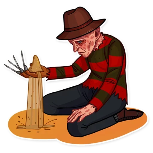 🤪 Стикер «Freddys Nightmares» для Telegram