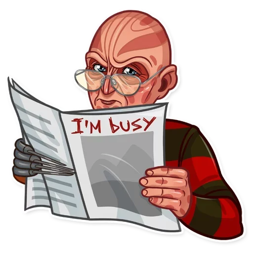 😜 Стикер «Freddys Nightmares» для Telegram