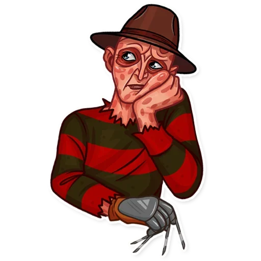 😙 Стикер «Freddys Nightmares» для Telegram