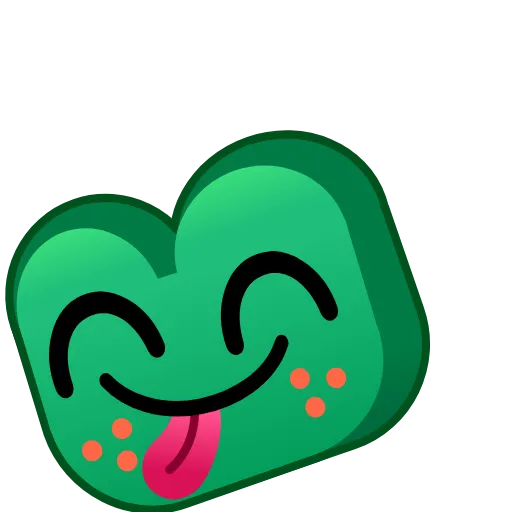 Стикер 17 🥰 Анимированный набор эмоджи с лягушками