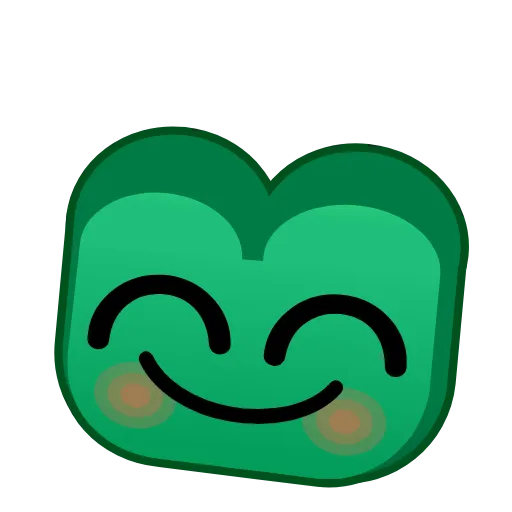 Стикер 8 Frog Emoji