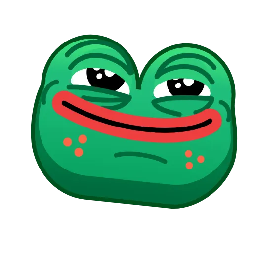 Стикер 23 Frog Emoji