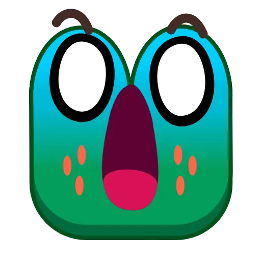 Стикер 35 Frog Emoji