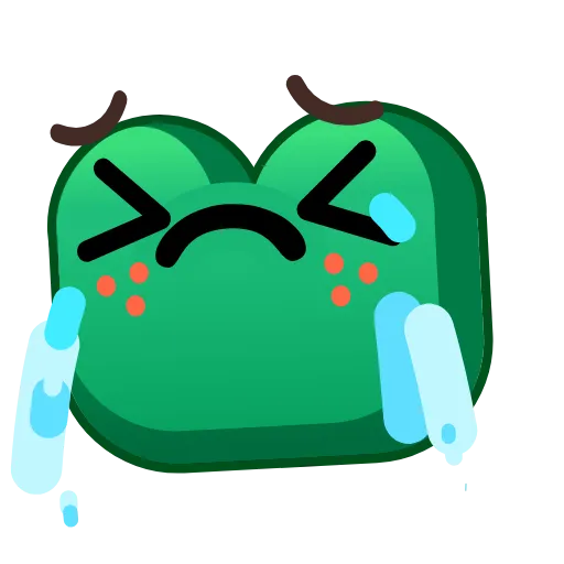 Стикер 29 Frog Emoji