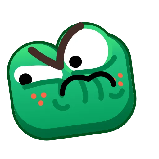 Стикер 30 Frog Emoji