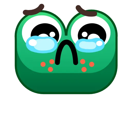 Стикер 28 Frog Emoji