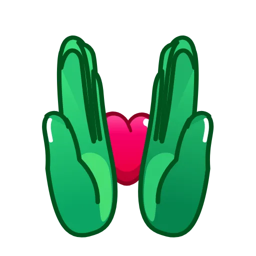 Стикер 49 Frog Emoji
