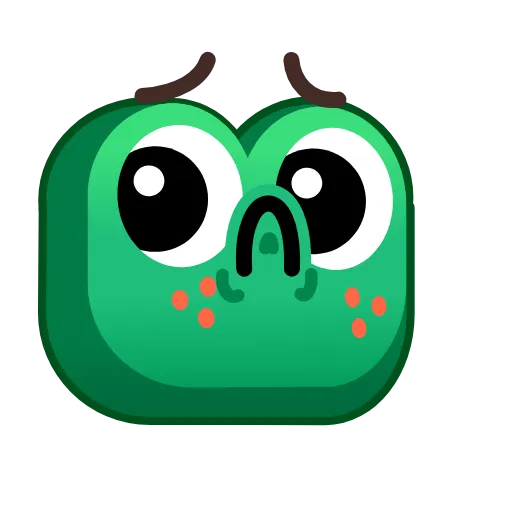 Стикер 26 Frog Emoji