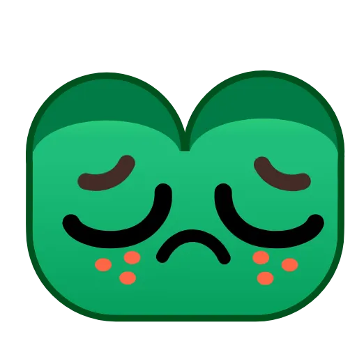 Стикер 24 Frog Emoji