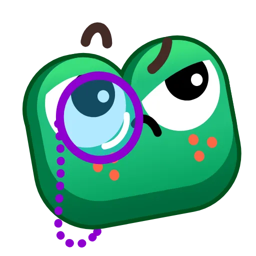 Стикер 19 Frog Emoji