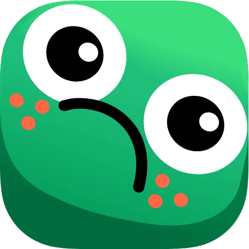 Стикер 25 Frog Emoji