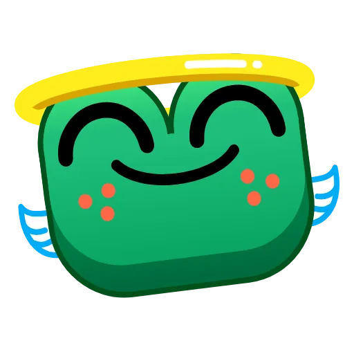 Стикер 9 Frog Emoji