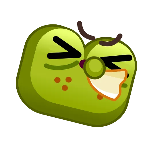 Стикер 46 Frog Emoji
