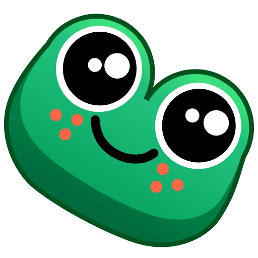 Стикер 10 Frog Emoji