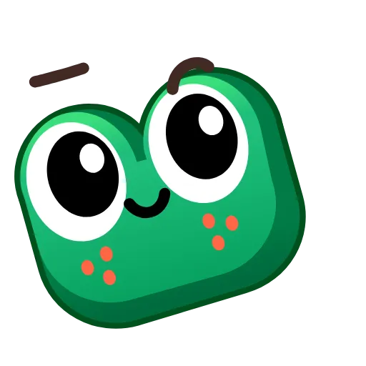 Стикер 11 Frog Emoji