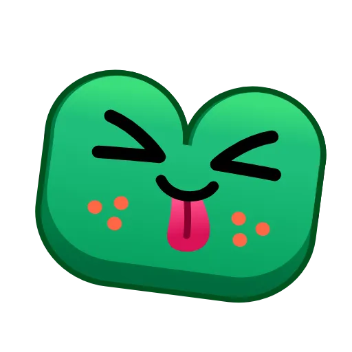 Стикер 16 Frog Emoji