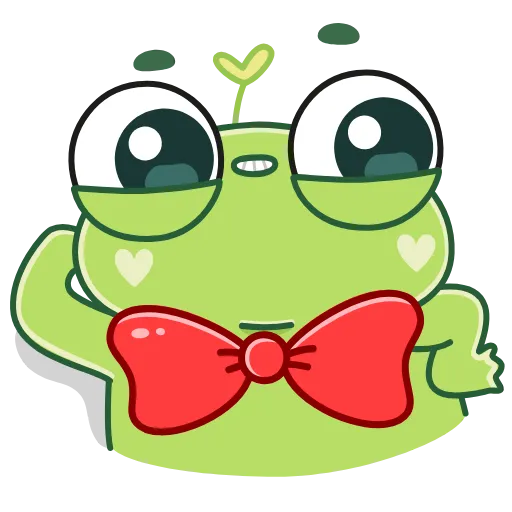 Стикер 21 Лягуш Пип