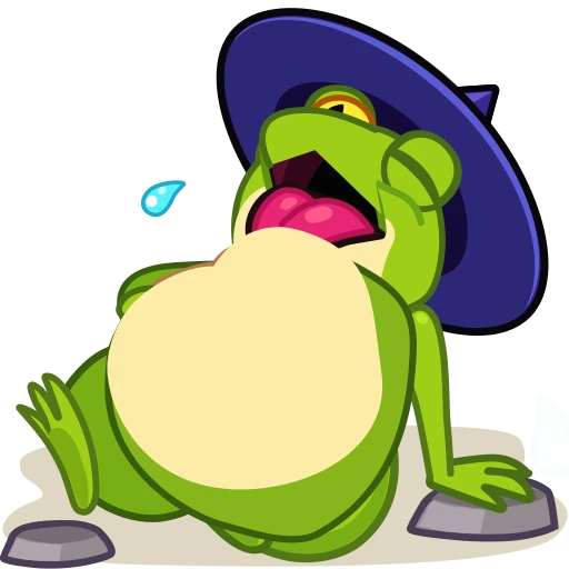 Стикерпак Frog Witch для Telegram