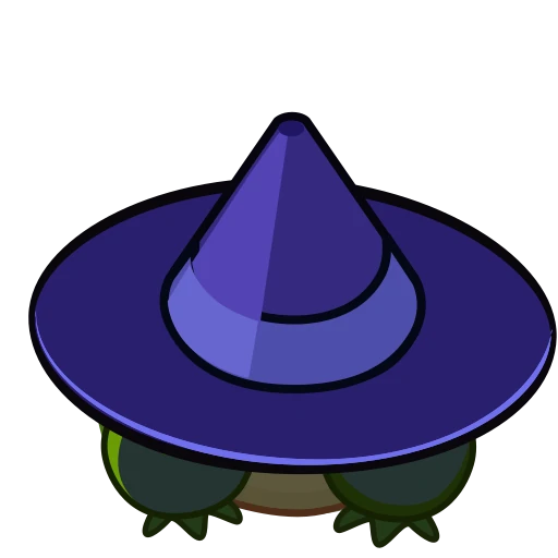 😈 Стикер «Frog Witch» для Telegram