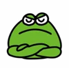 Стикер 21 🙂 Frogs emoji - лягушки