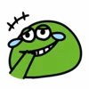 Стикер 14 🙂 Frogs emoji - лягушки