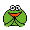 Стикер 10 🙂 Frogs emoji - лягушки