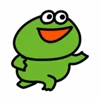 Стикер 40 🙂 Frogs emoji - лягушки