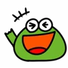 Стикер 15 🙂 Frogs emoji - лягушки