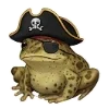 Стикер 5 Frogs In Hats