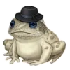 Стикер 19 Frogs In Hats