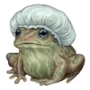 Стикер 13 Frogs In Hats