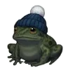 Стикер 2 Frogs In Hats