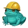 Стикер 15 Frogs In Hats
