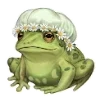 Стикер 9 Frogs In Hats