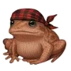 Стикер 23 Frogs In Hats