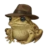 Стикер 6 Frogs In Hats