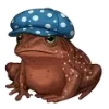 Стикер 11 Frogs In Hats