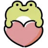 Стикер 12 ❤️ Видеоанимированный набор эмоджи с лягушками