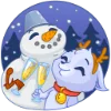 ⛄️ Эмодзи «Фрости» для Telegram