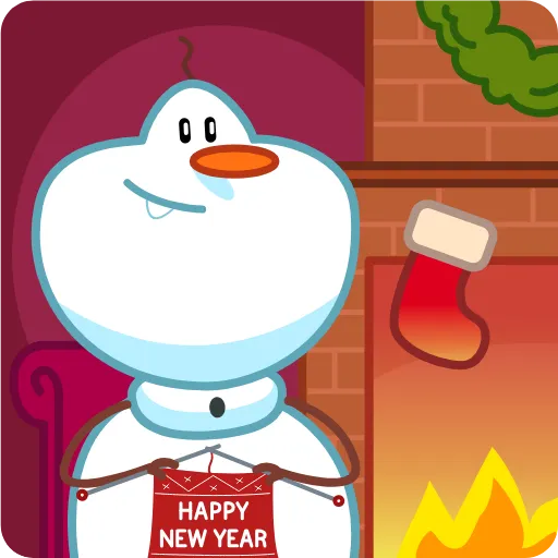 Стикер 20 Snowman
