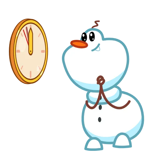 Стикер 17 Snowman