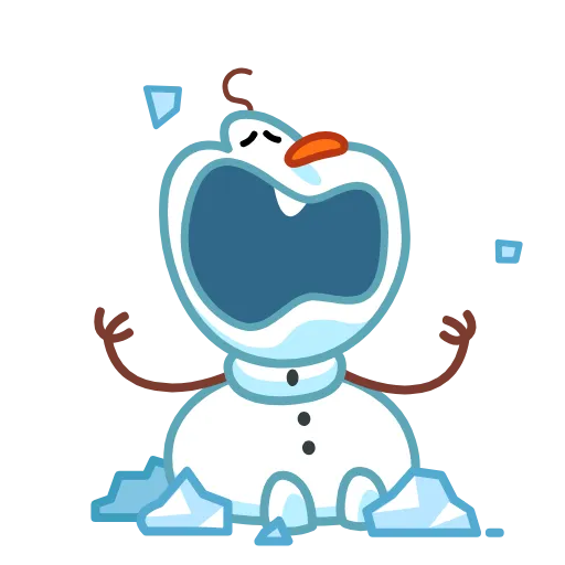 Стикер 8 Snowman