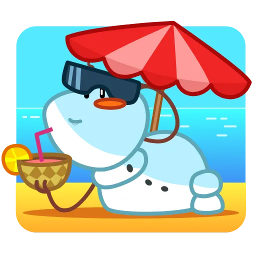 Стикер 23 Snowman