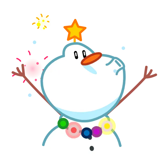 Стикер 13 Snowman