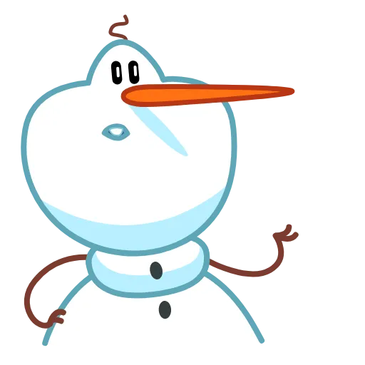 Стикер 21 Snowman