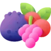 Стикер 11 Fruits Emoji