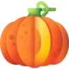 Стикер 50 Fruits Emoji