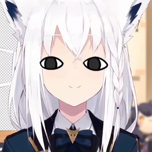 😈 Стикер «Shirakami Fubuki» для Telegram